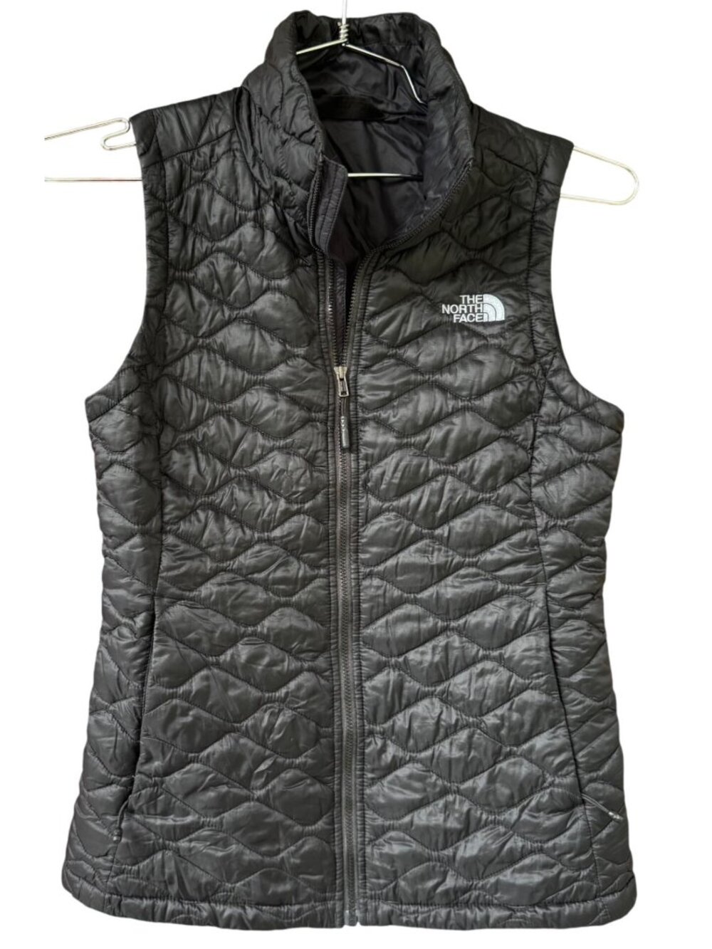 North Face Vest Women's XS Puffer Sleeveless Casual Zip Pockets Black Outdoors